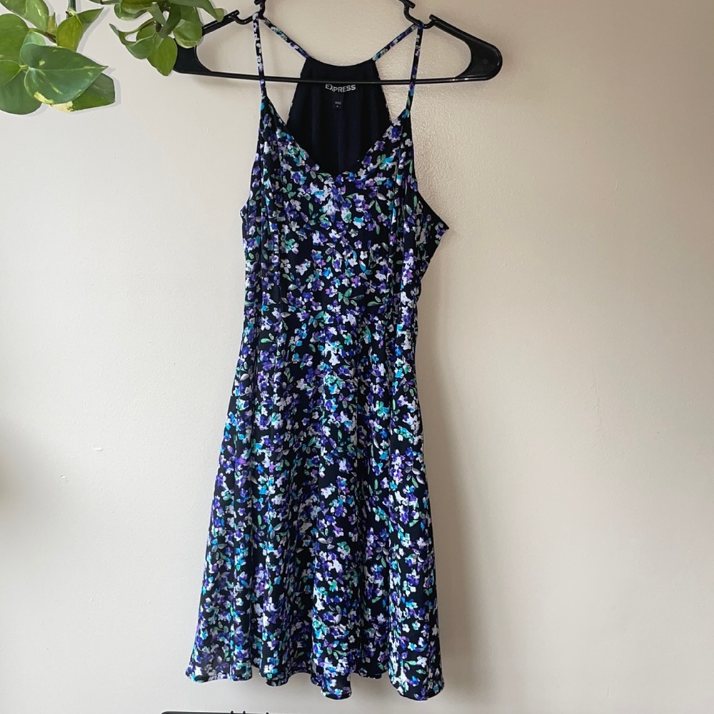 Express floral mini dress